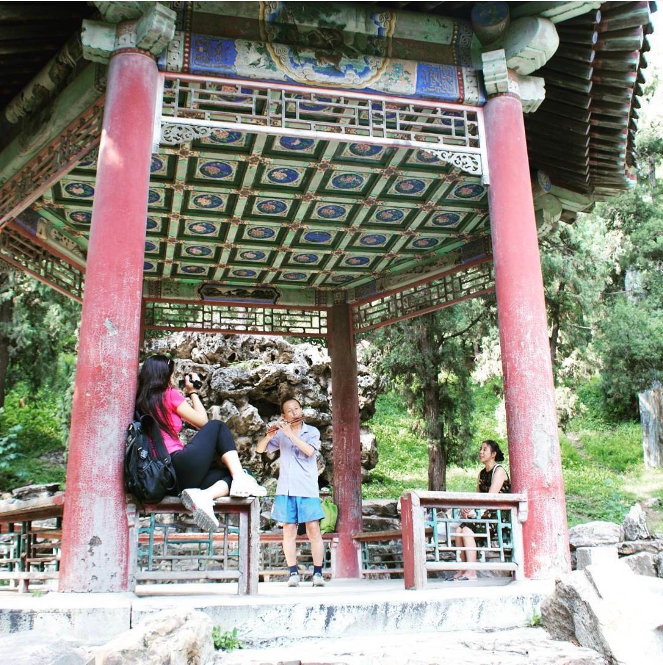 Vivência na China - Parque